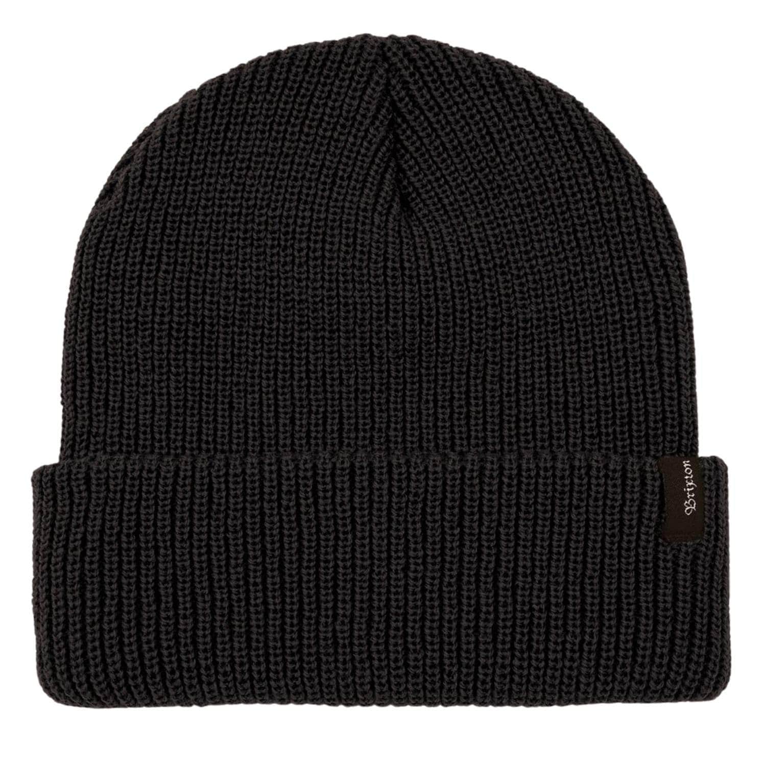 Brixton Heist Beanie Black One Size - Fold Beanie by Brixton