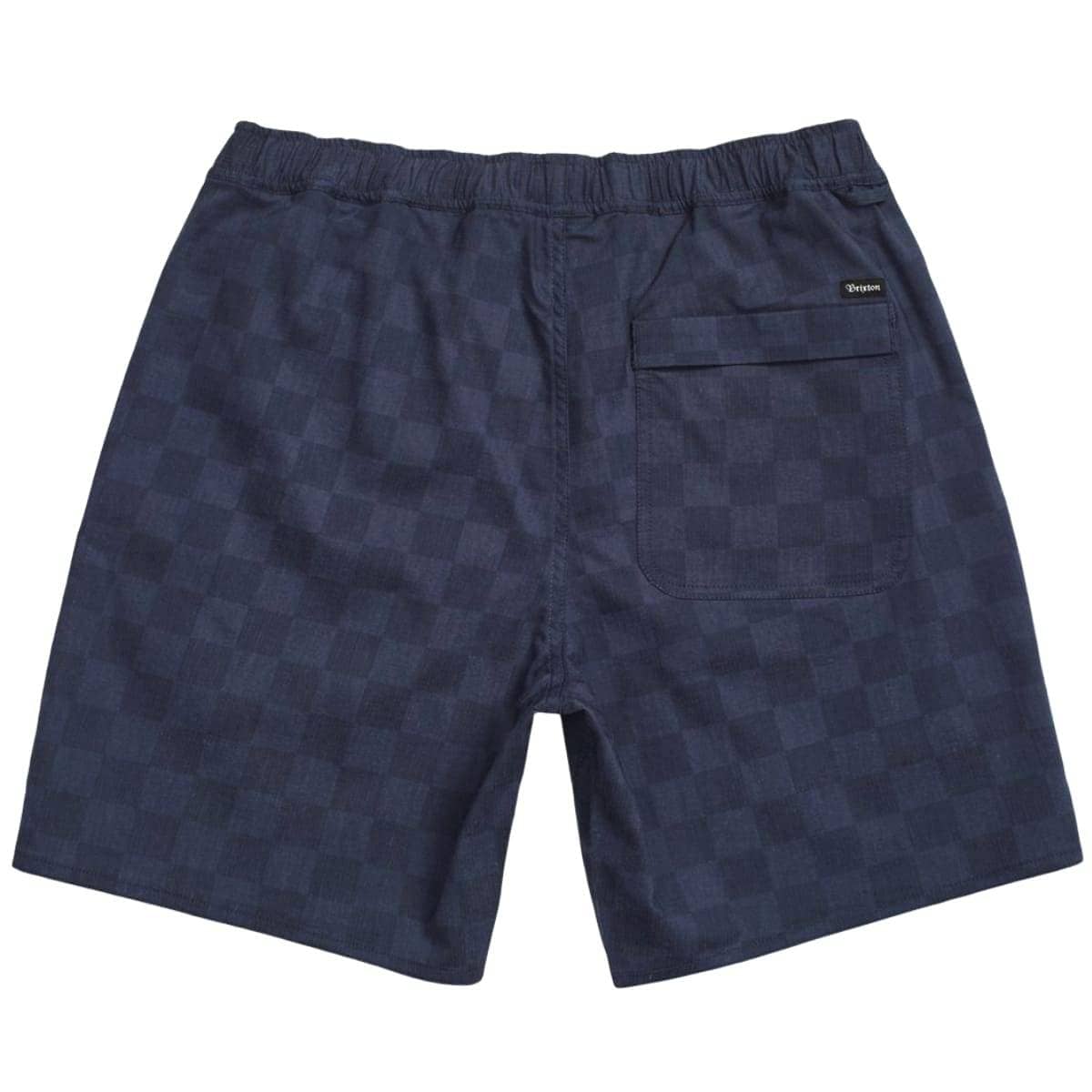Brixton Steady X Shorts - Washed Navy Check