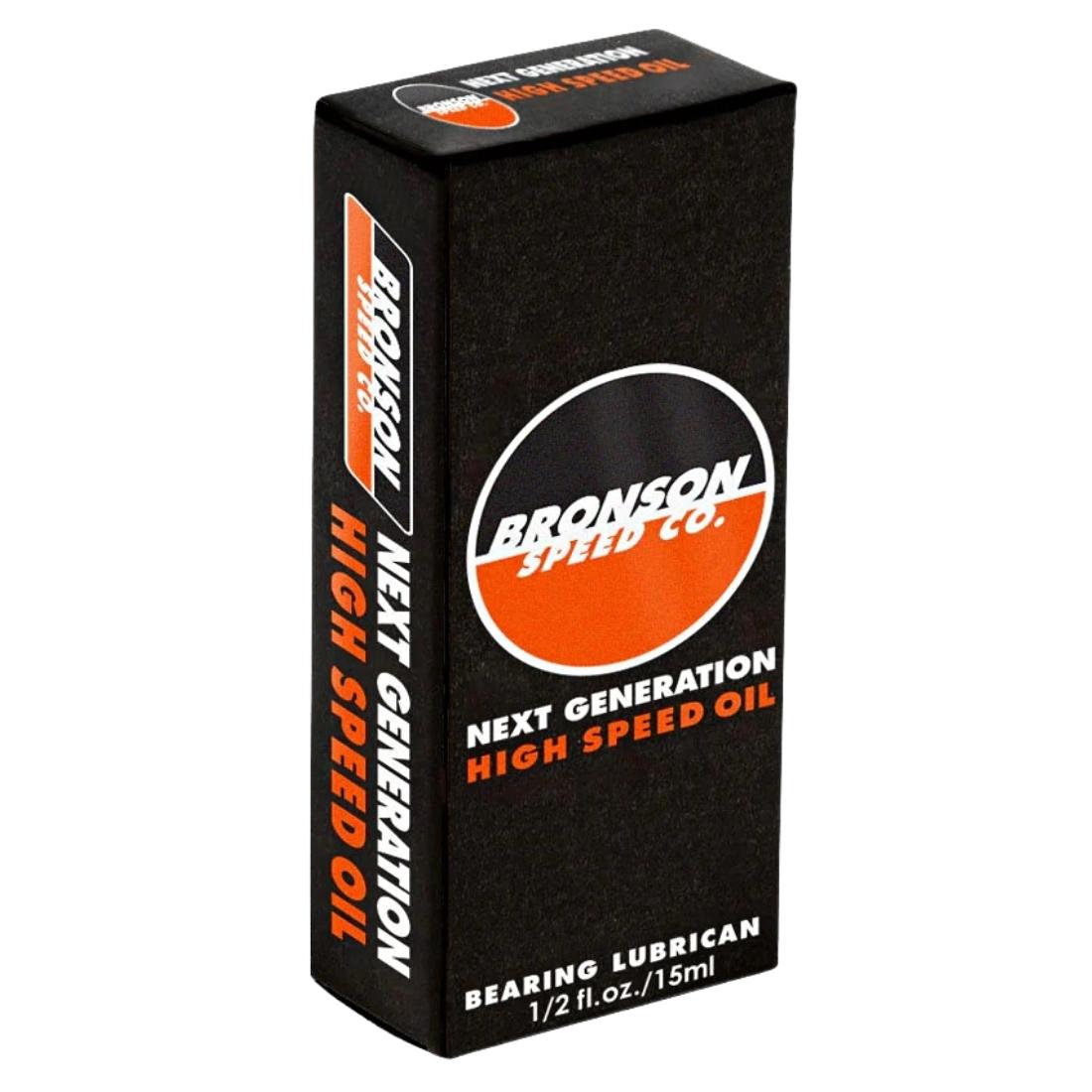 Bronson Speed Co Next Generation High Speed Bearing Oil Lubricant - Black/Orange - Gifts for Skateboarders by Bronson Speed Co