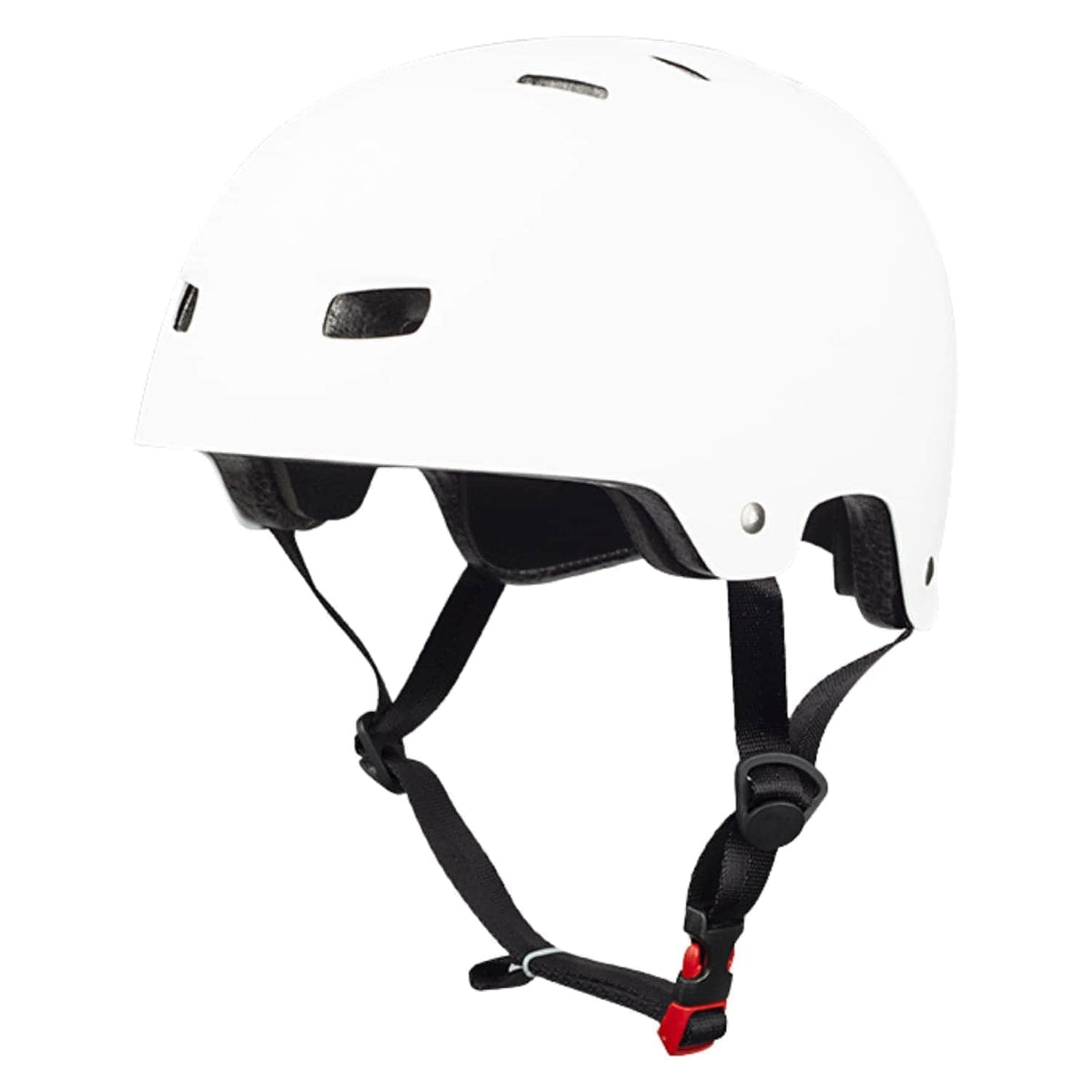 Bullet Adults Deluxe Skateboard Helmet - Matt White - Skateboard Helmet by Bullet