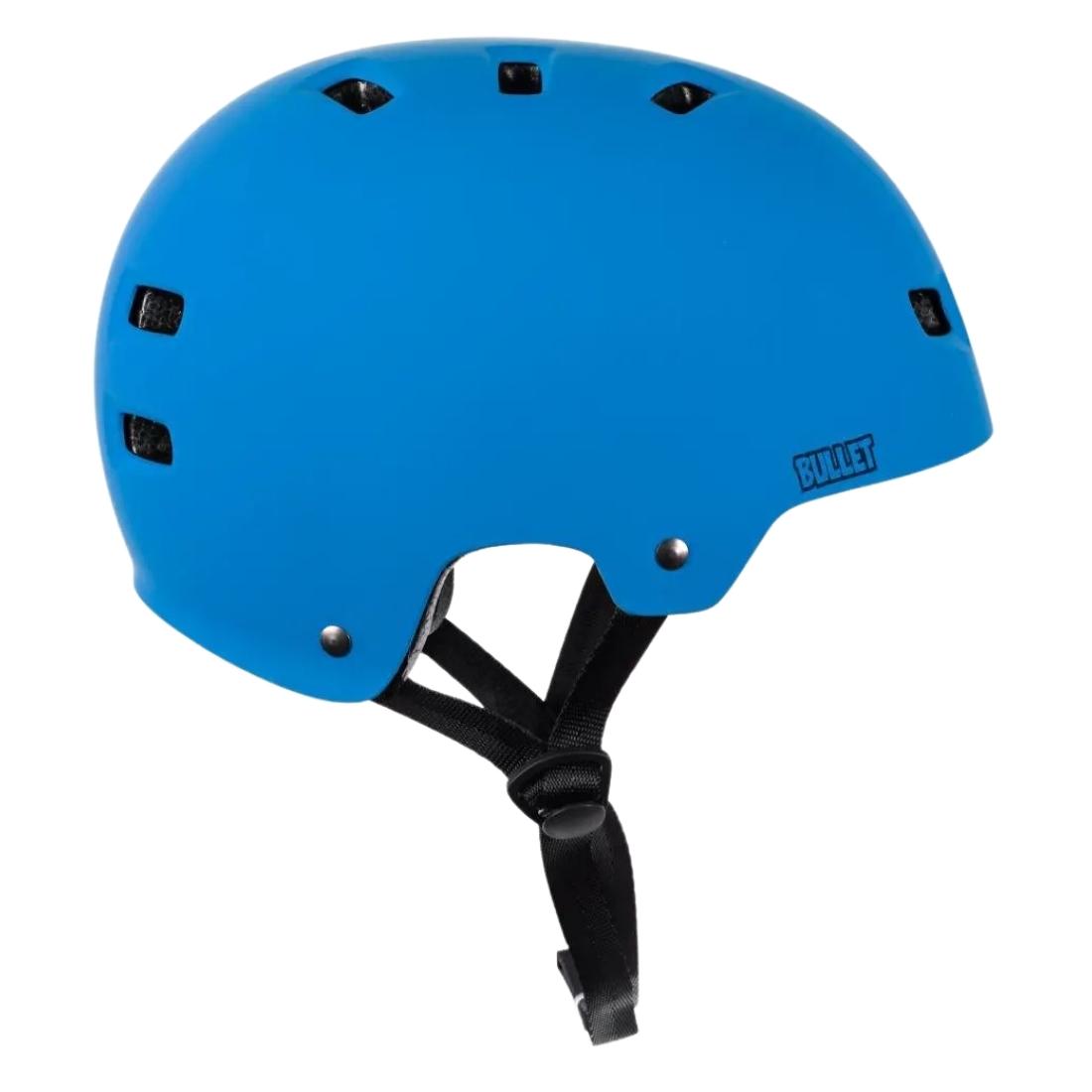 Bullet Bullet Grom Youth Kids Deluxe Skateboard Helmet T35 49-54Cm - Matt Blue - Skateboard Helmet by Bullet XS/S/M (49-54cm)