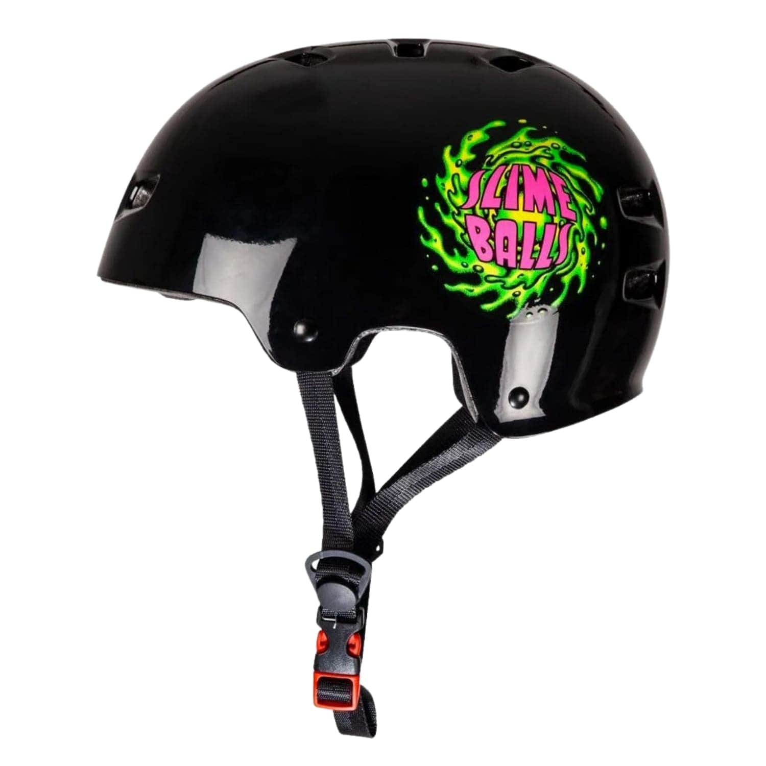 Bullet x Slime Balls Slime Logo Youth Skateboard Helmet - Black