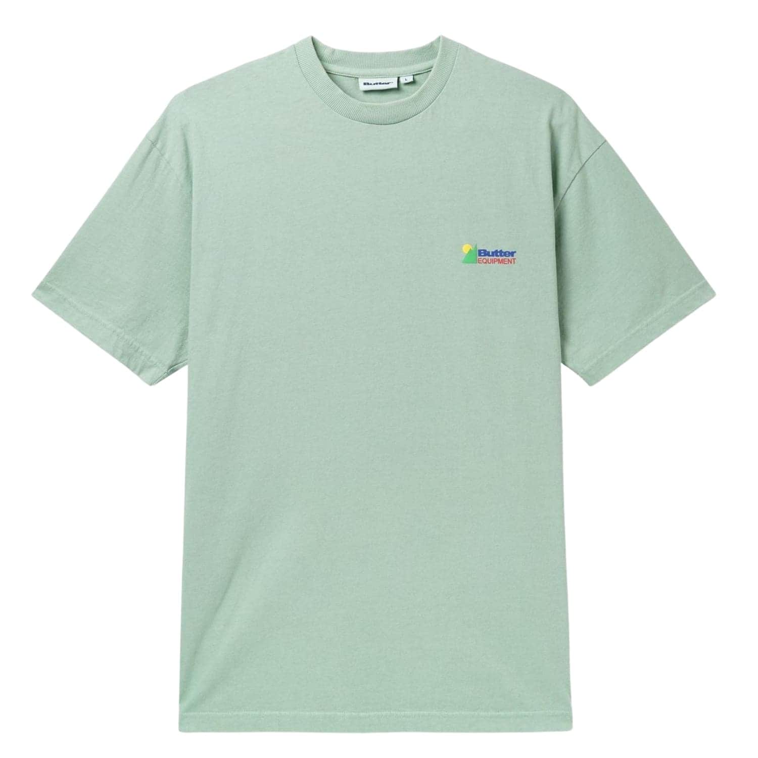 Butter Goods Equipment Pigment T-Shirt Mint - Mens Graphic T-Shirt by Butter Goods