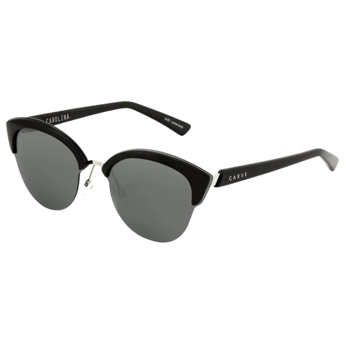 Carve Carolina Polarised Sunglasses - Black/Grey