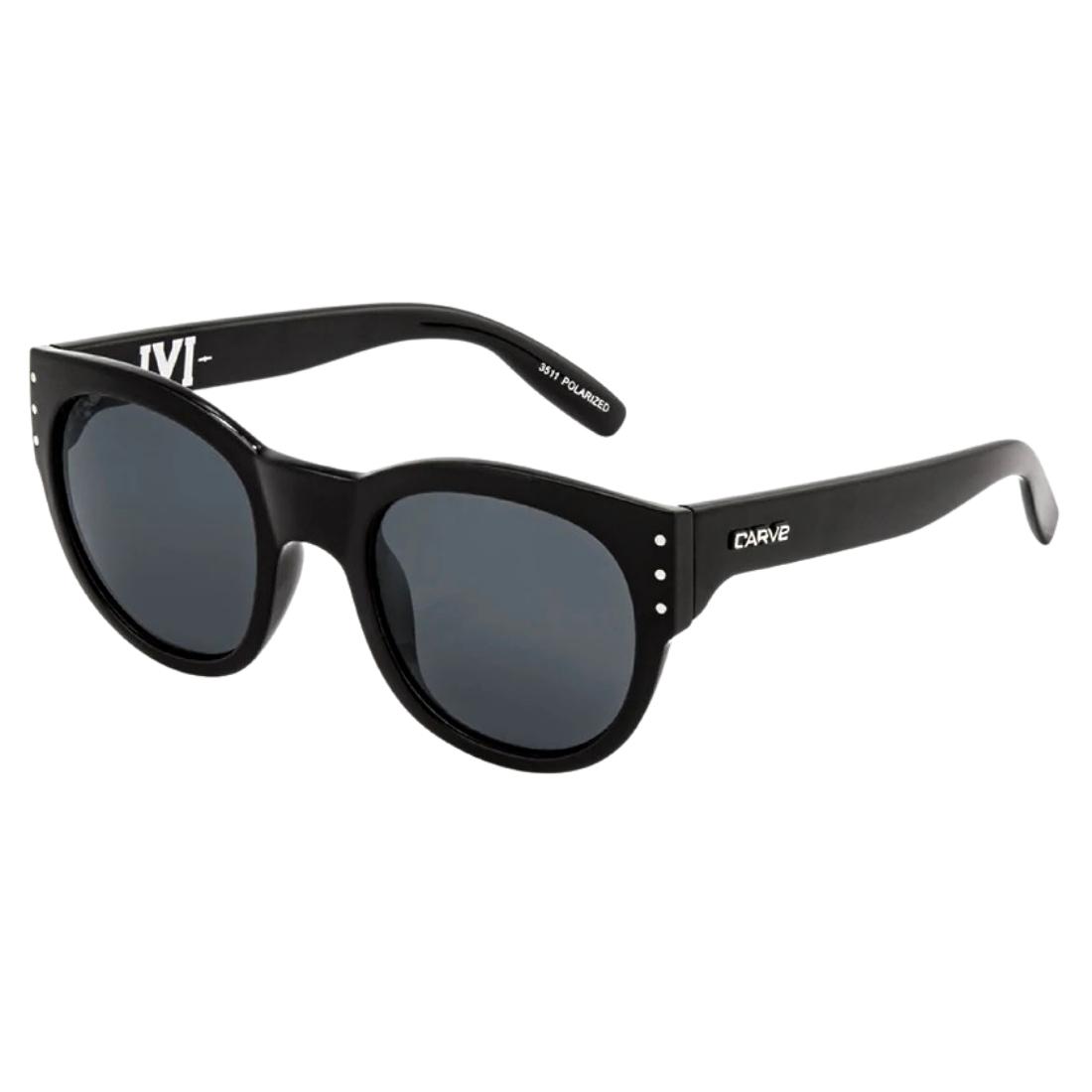 Carve Ivi Polarised Sunglasses - Gloss Black Polarised