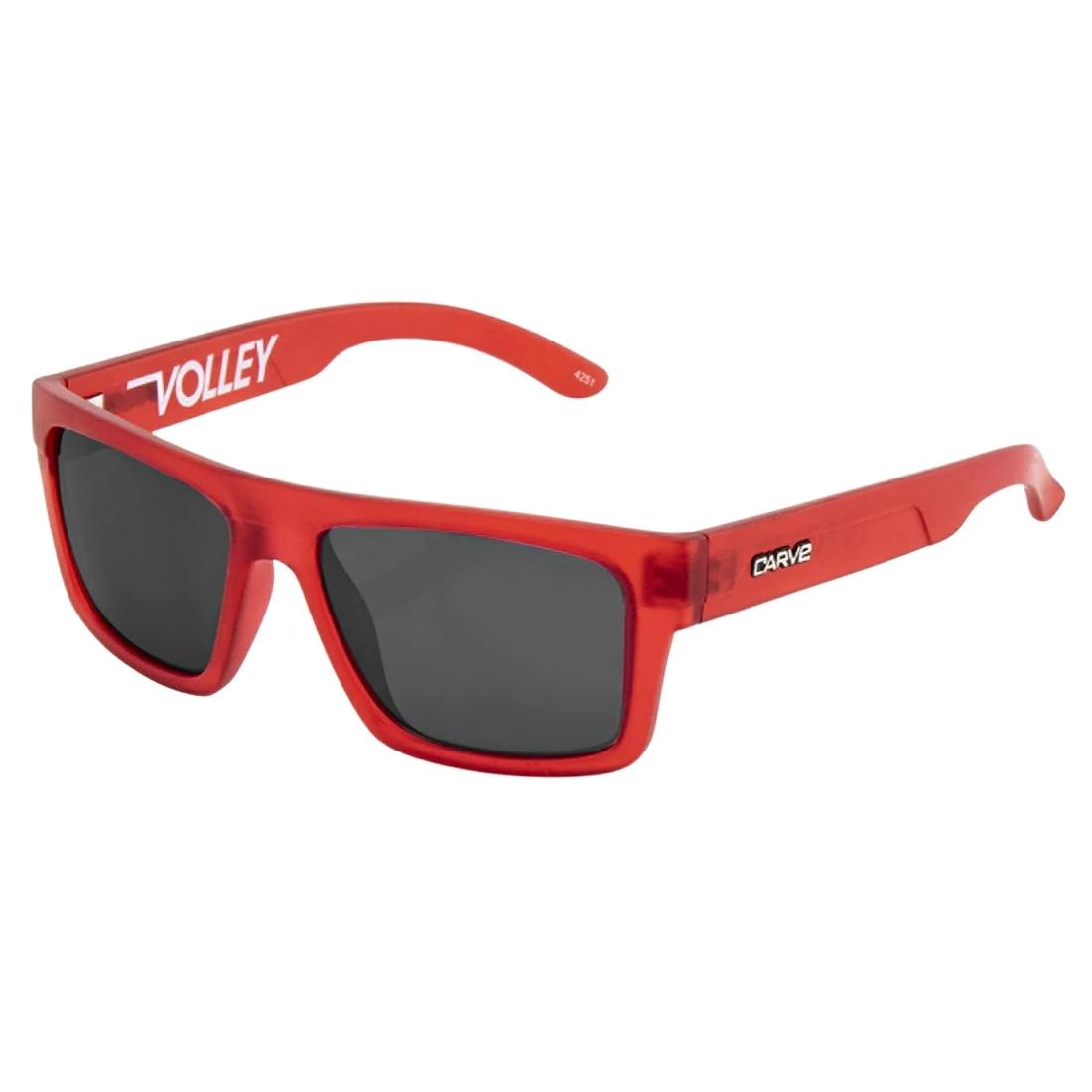Carve Volley JR Kids Sunglasses - Red Translucent - Kids Sunglasses by Carve