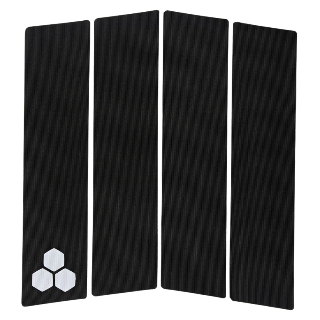 Channel Islands 4 Piece Front Foot Surfboard Grip Pad - Black - Full Traction/Front Foot Surfboard Pad by Channel Islands