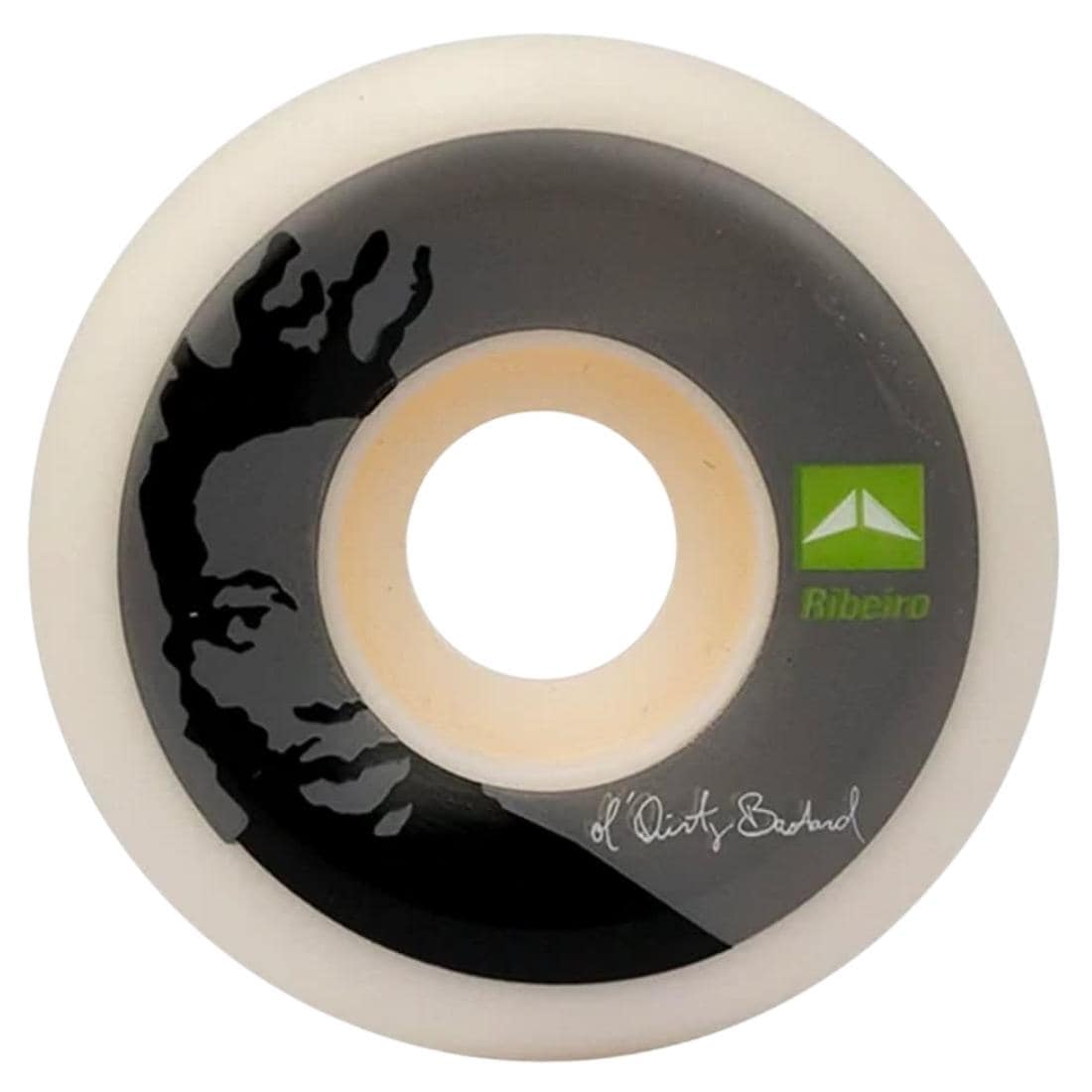 Crupie X ODB Carlos Ribeiro Wide Shape Skateboard Wheels - White - Skateboard Wheels by Crupie