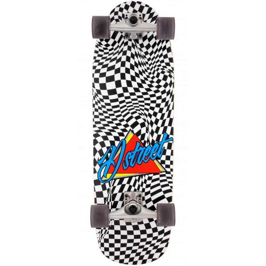 D-Street Check Warp Surfskate Skateboard - Multi - Surf Skateboard by D-Street 32 inch