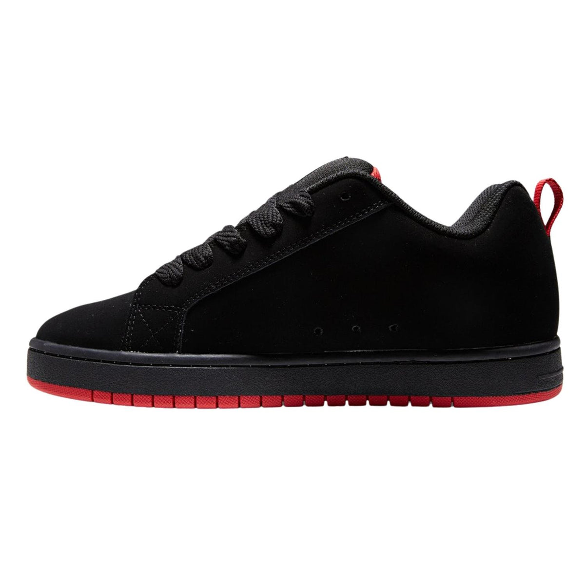 DC Court Graffik SQ Shoes - Black/Grey/Red - Mens Skate Shoes by DC