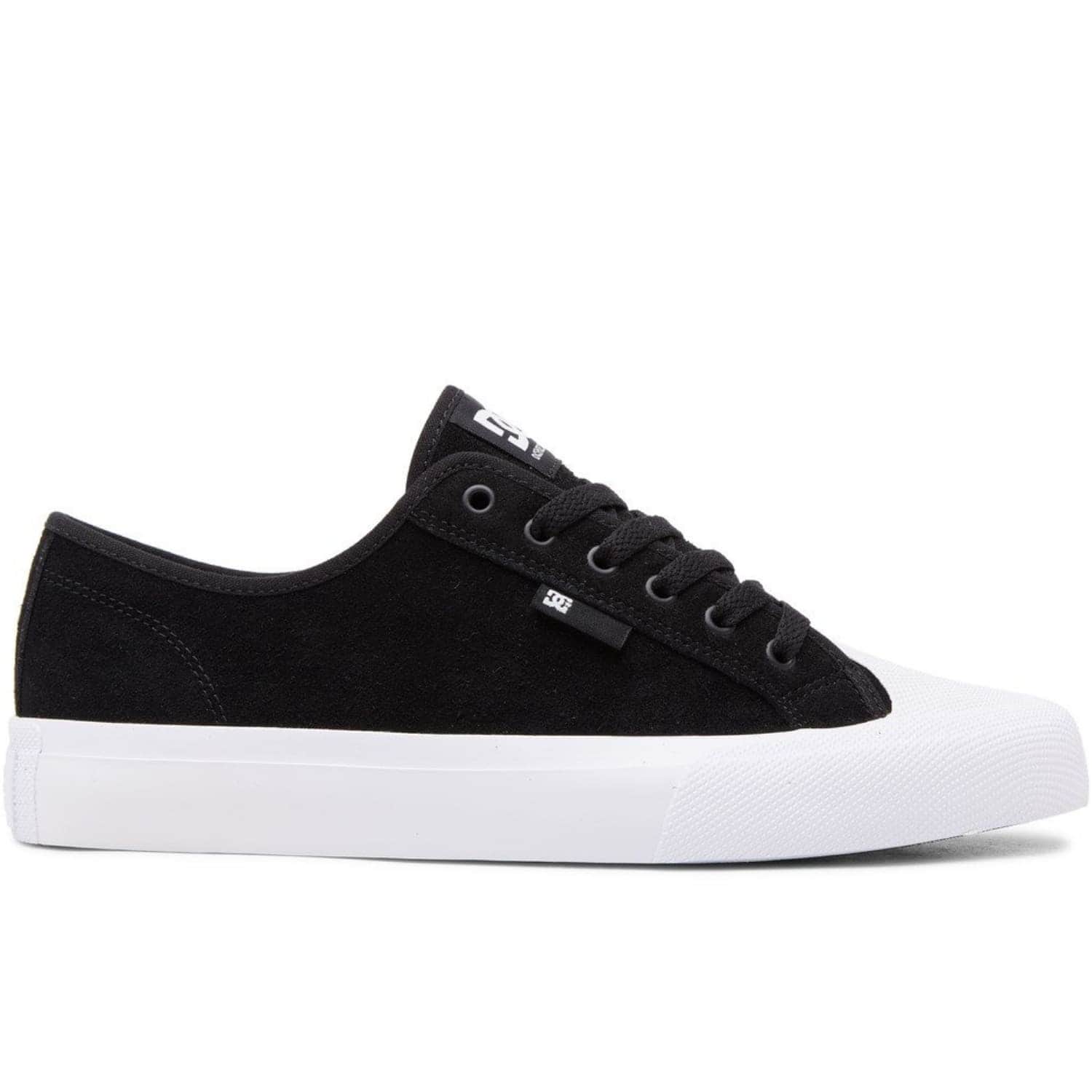 DC Manual RT S Skate Shoes - Black/White - Mens Skate Shoes by DC