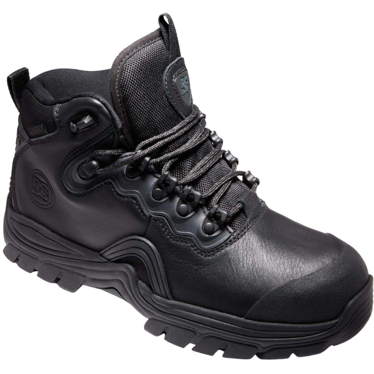 DC Navigator LX Leather Boots - Black/Black - Mens Boots by DC