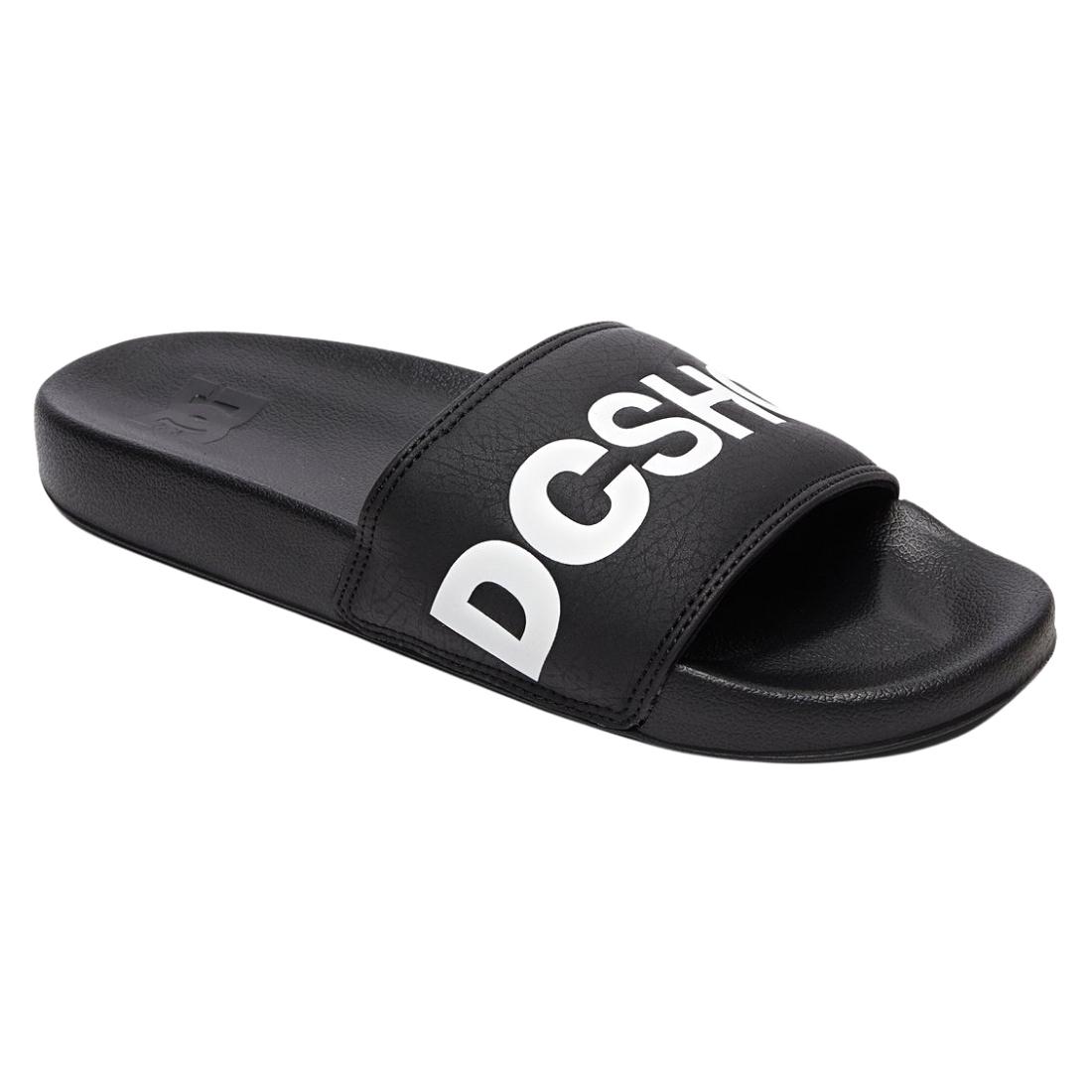 DC Slide Sandals - Black/White