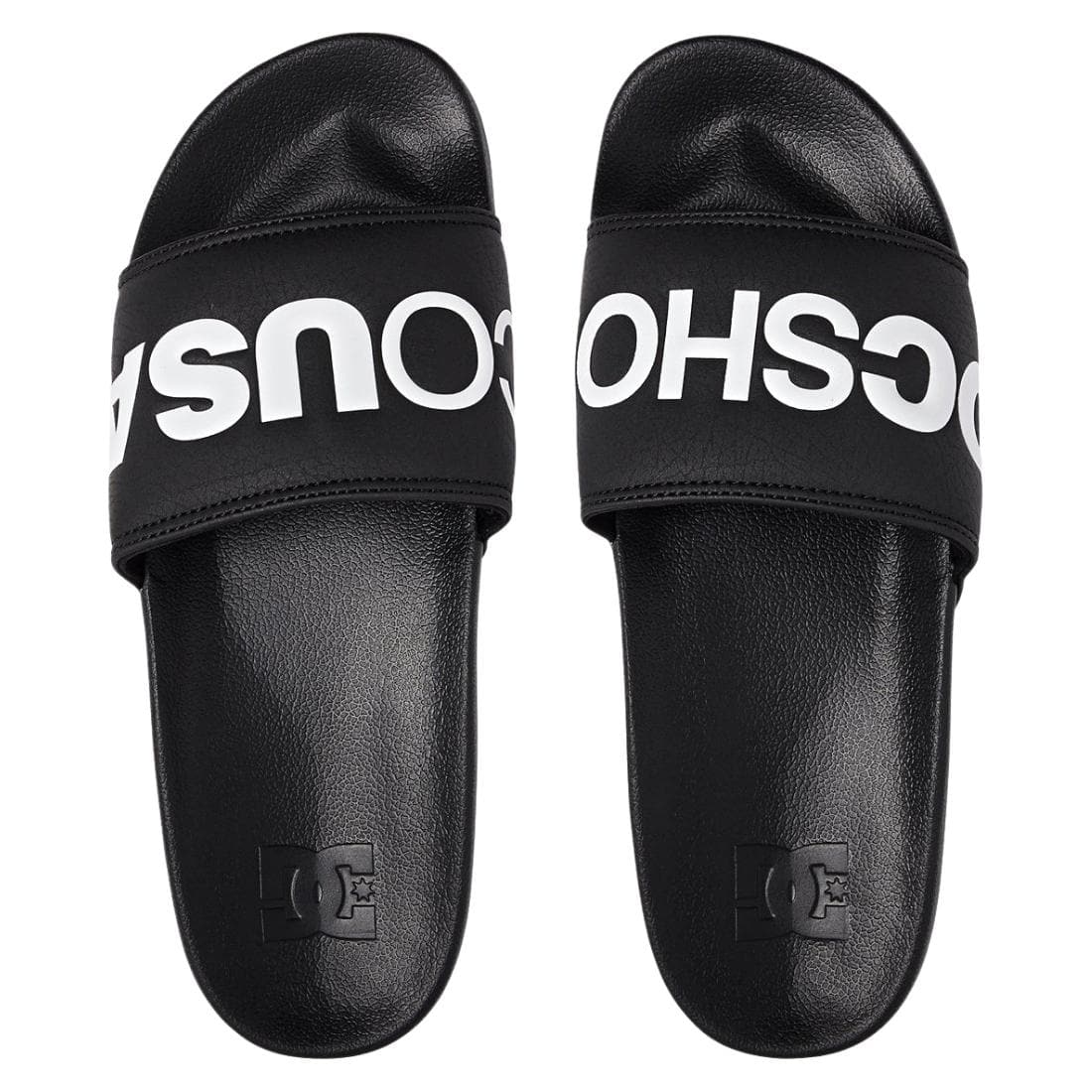 DC Slide Sandals - Black/White