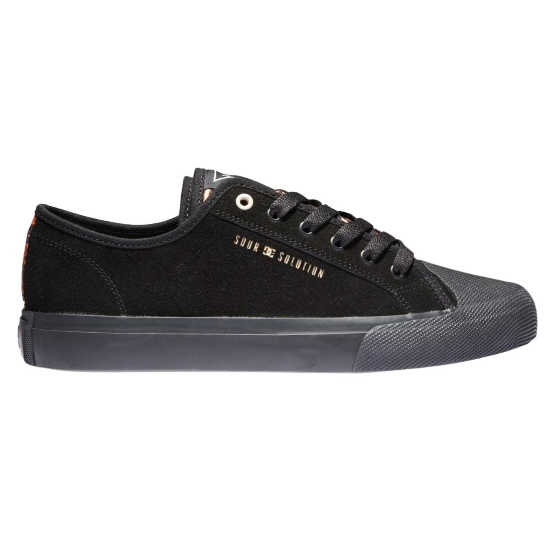 DC x Sour Manual RTS Skate Shoes - Black/Black - Mens Skate Shoes by DC