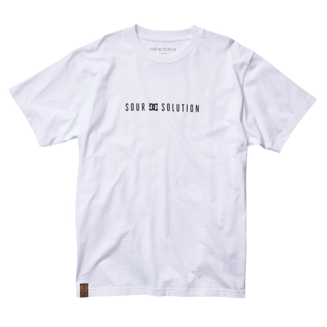 DC x Sour Solution T-Shirt - White - Mens Skate Brand T-Shirt by DC