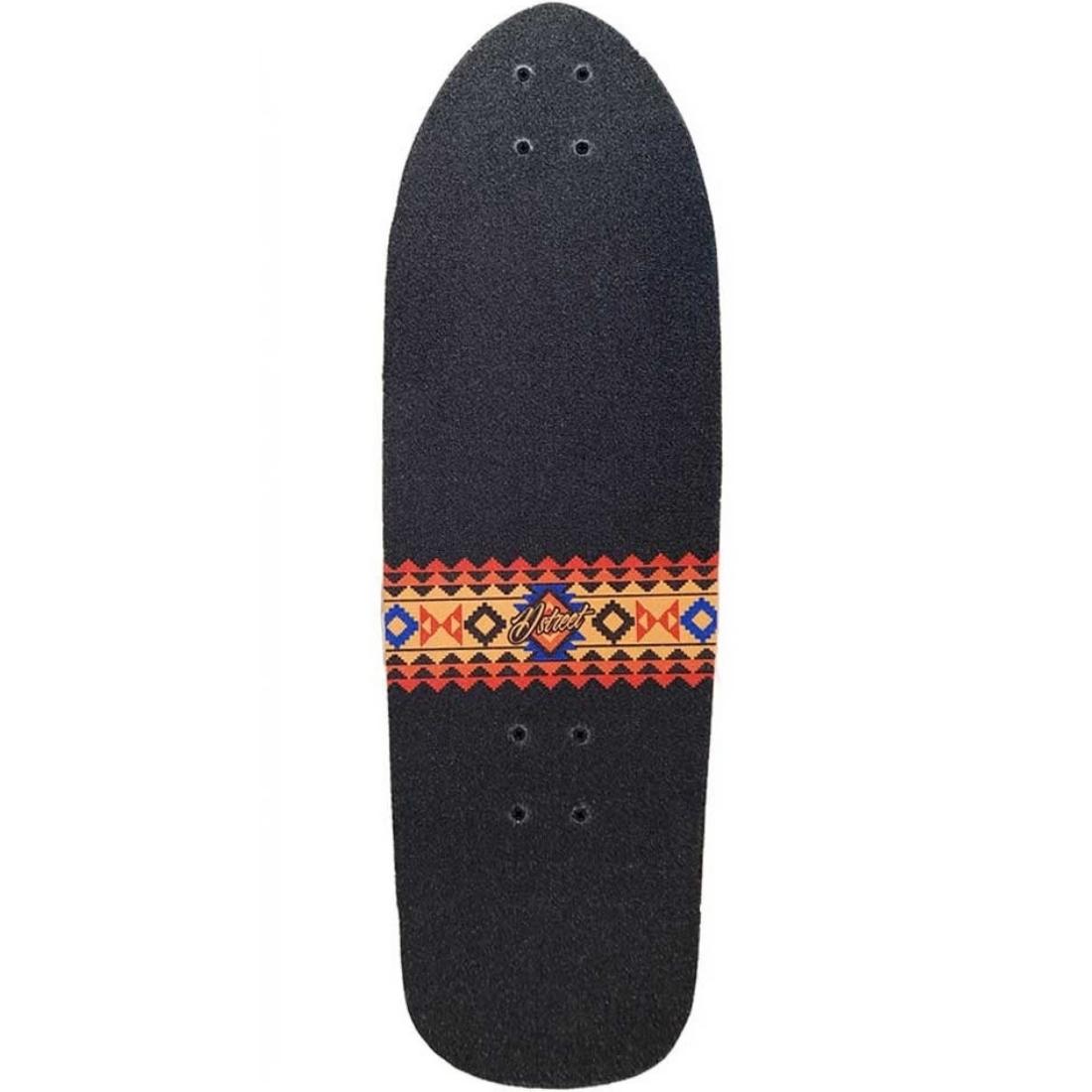 D-Street Aztec Baja Surfskate Skateboard - Multi - Surf Skateboard by D-Street 29 inch