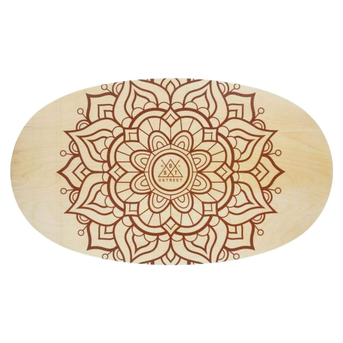 D-Street Mandala Balance Board Woodgrain 30in - Balance Board by D-Street 30 inch