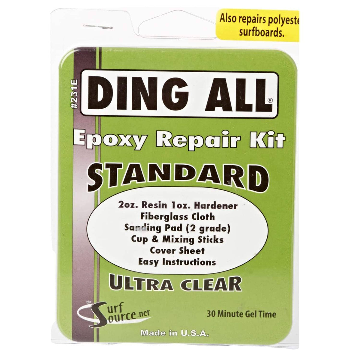 Ding All Standard Epoxy Repair Kit N/A 3oz - Epoxy Resin Surfboard Repair by Ding All