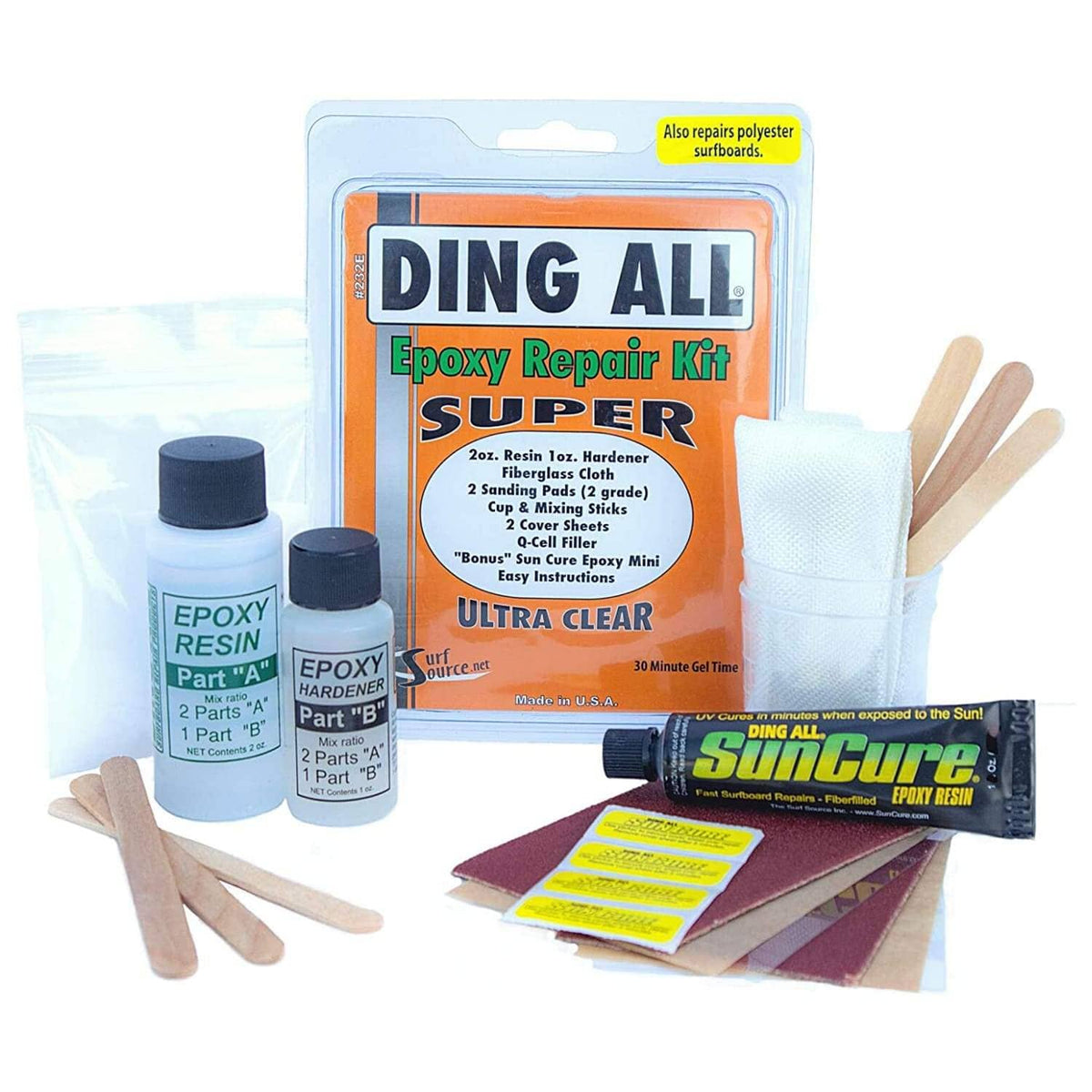 Ding All Super Epoxy Repair Kit - 3oz