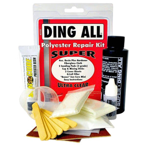 Ding All Super Polyester Repair Kit N/A N/A - Polyester Resin Surfboard Repair by Ding All