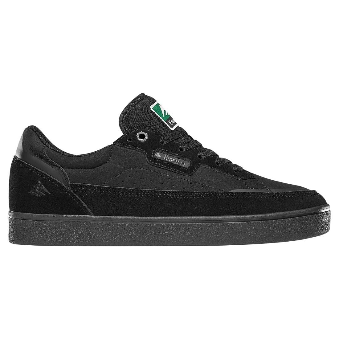 Emerica Gamma Skate Shoes - Black/Black/Black - Mens Skate Shoes by Emerica