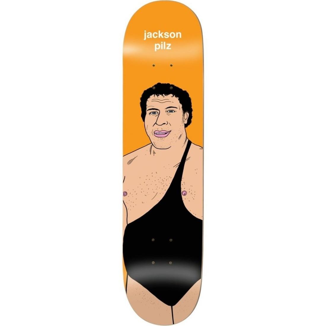 Enjoi Pilz Body Slam Skateboard Deck - Orange - Skateboard Deck by Enjoi 8.25 inch
