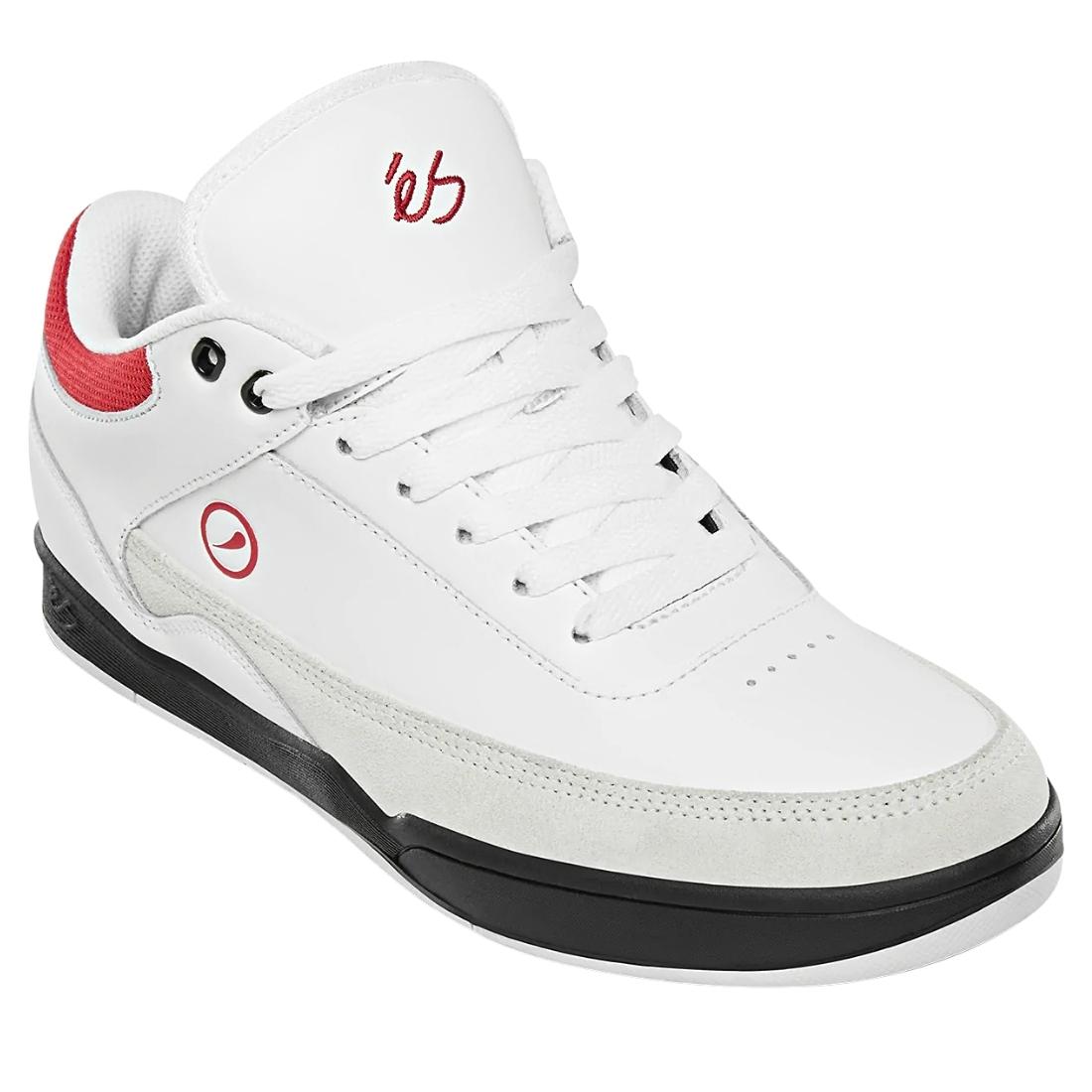 Es Stylus Mid Skate Shoes - White - Mens Skate Shoes by eS