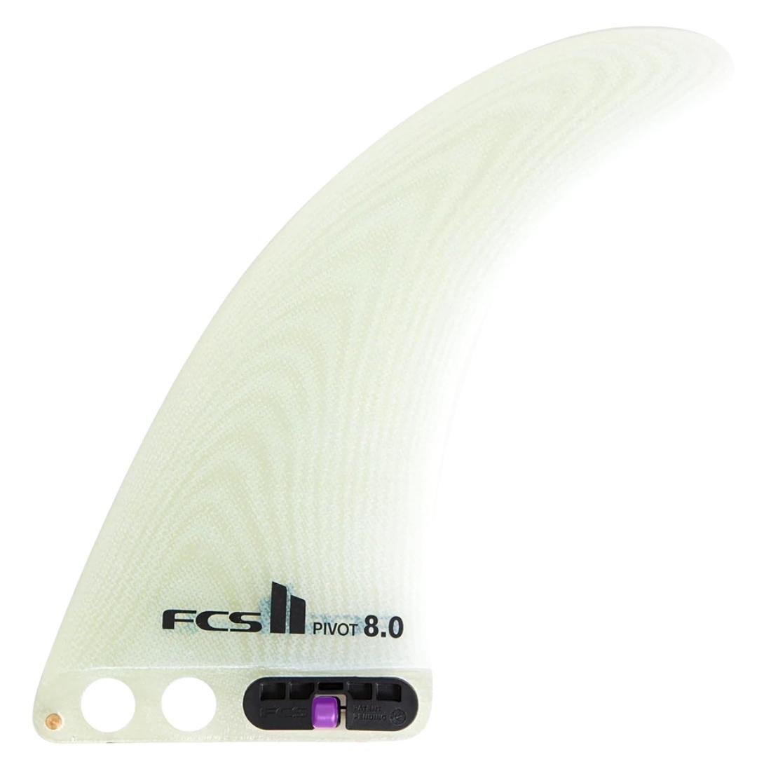 FCS II Pivot PG 8" Longboard Fin - Clear
