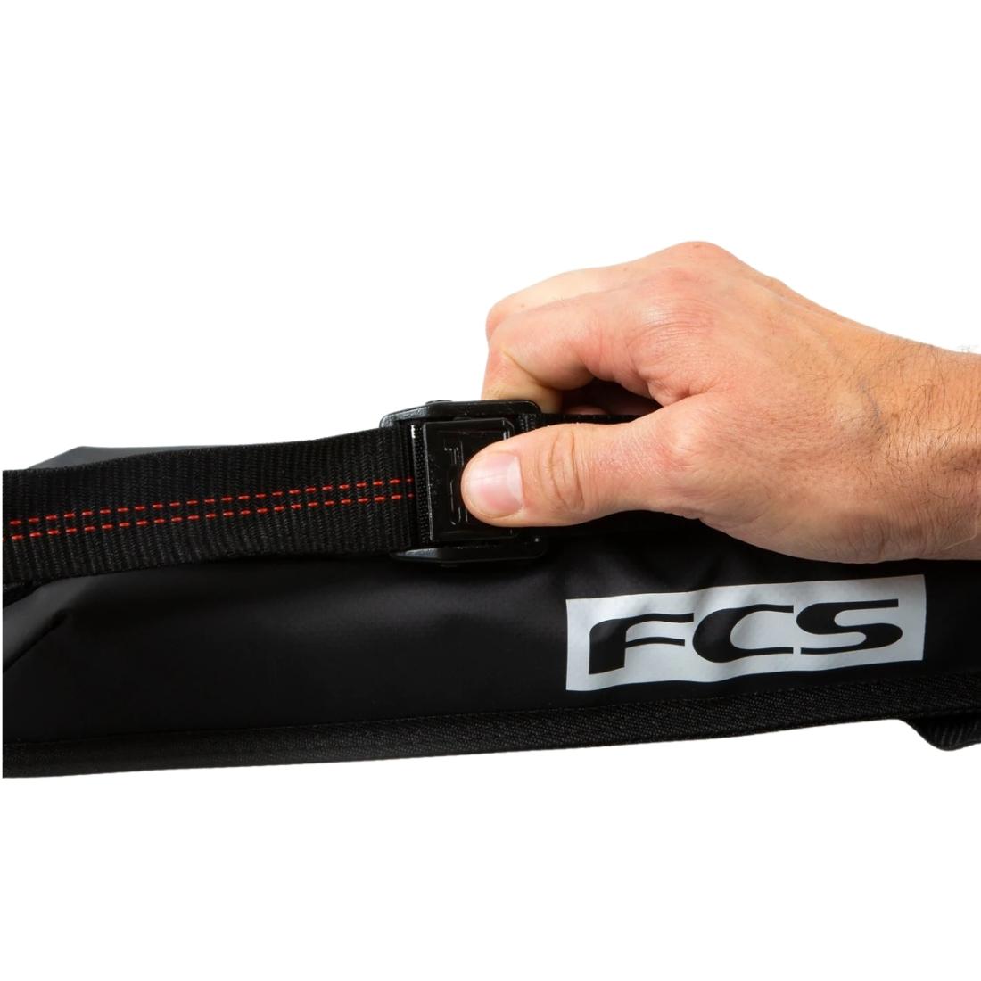 FCS Cam Lock Single Soft Racks - Black | Free UK Delivery - Yakwax
