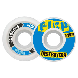 Flip Cutback 99a Skateboard Wheels Blue 52mm - Skateboard Wheels by Flip