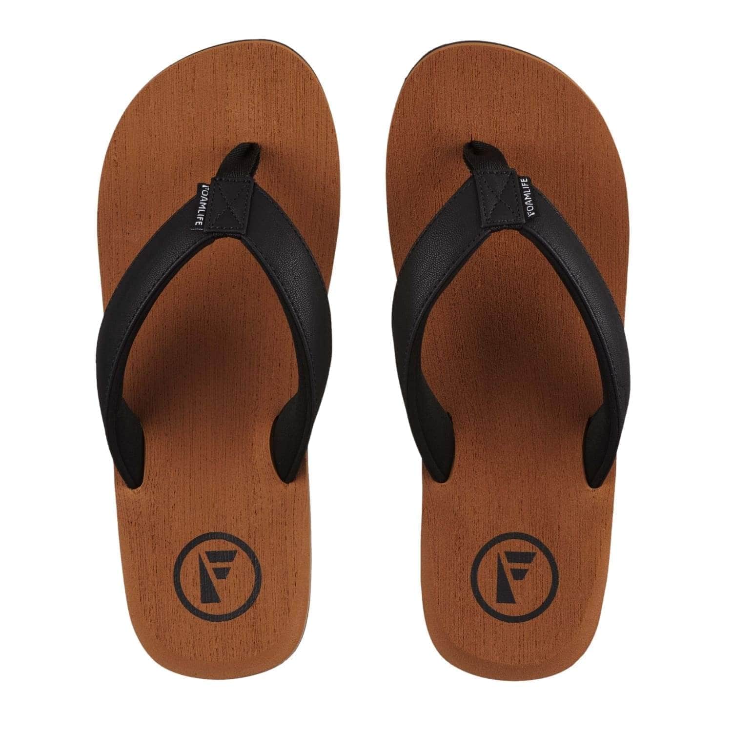 FoamLife Seales Flip Flops - Tan - Mens Flip Flops by FoamLife