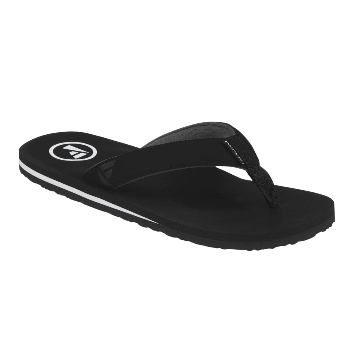 FoamLife Tarlan Flip Flops - Black - Mens Flip Flops by FoamLife