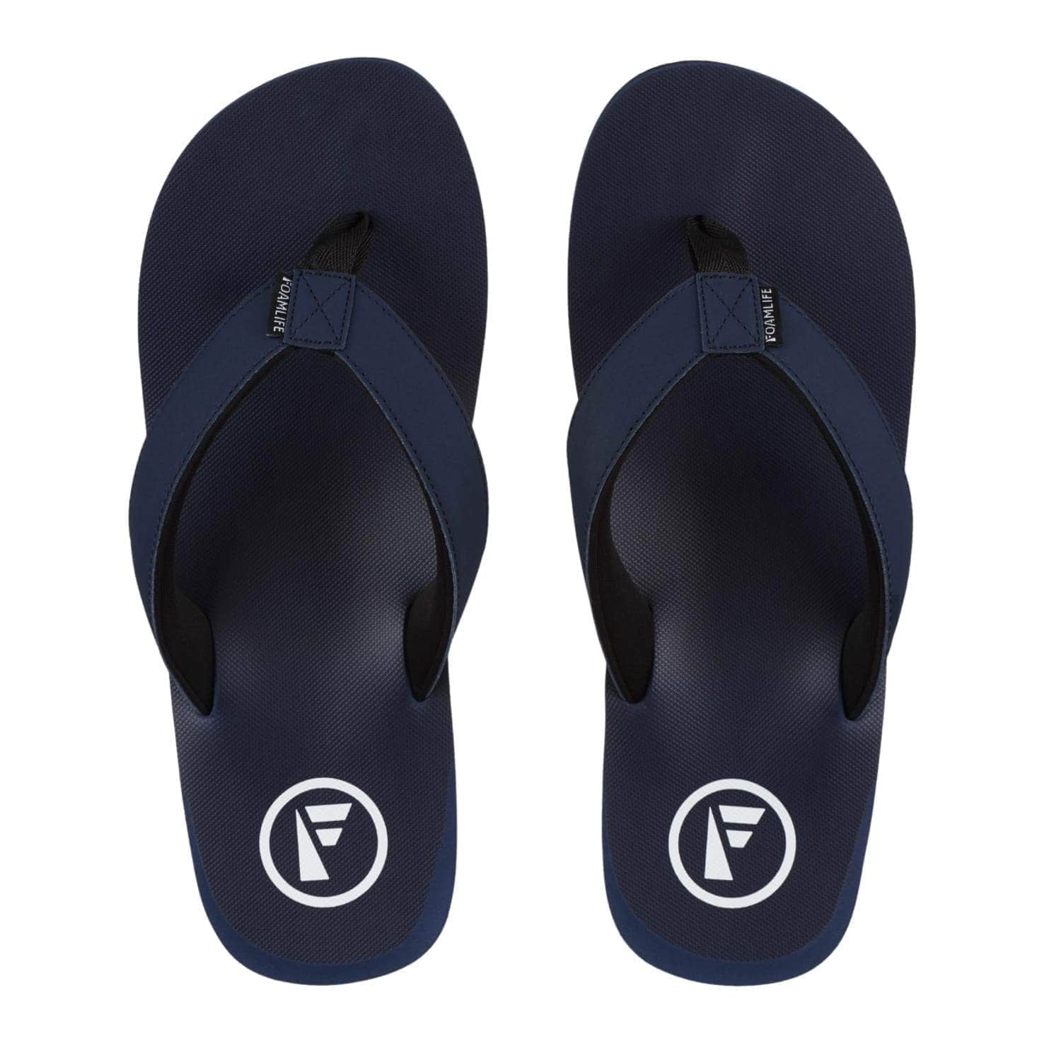FoamLife Tarlan Flip Flops - Navy - Mens Flip Flops by FoamLife