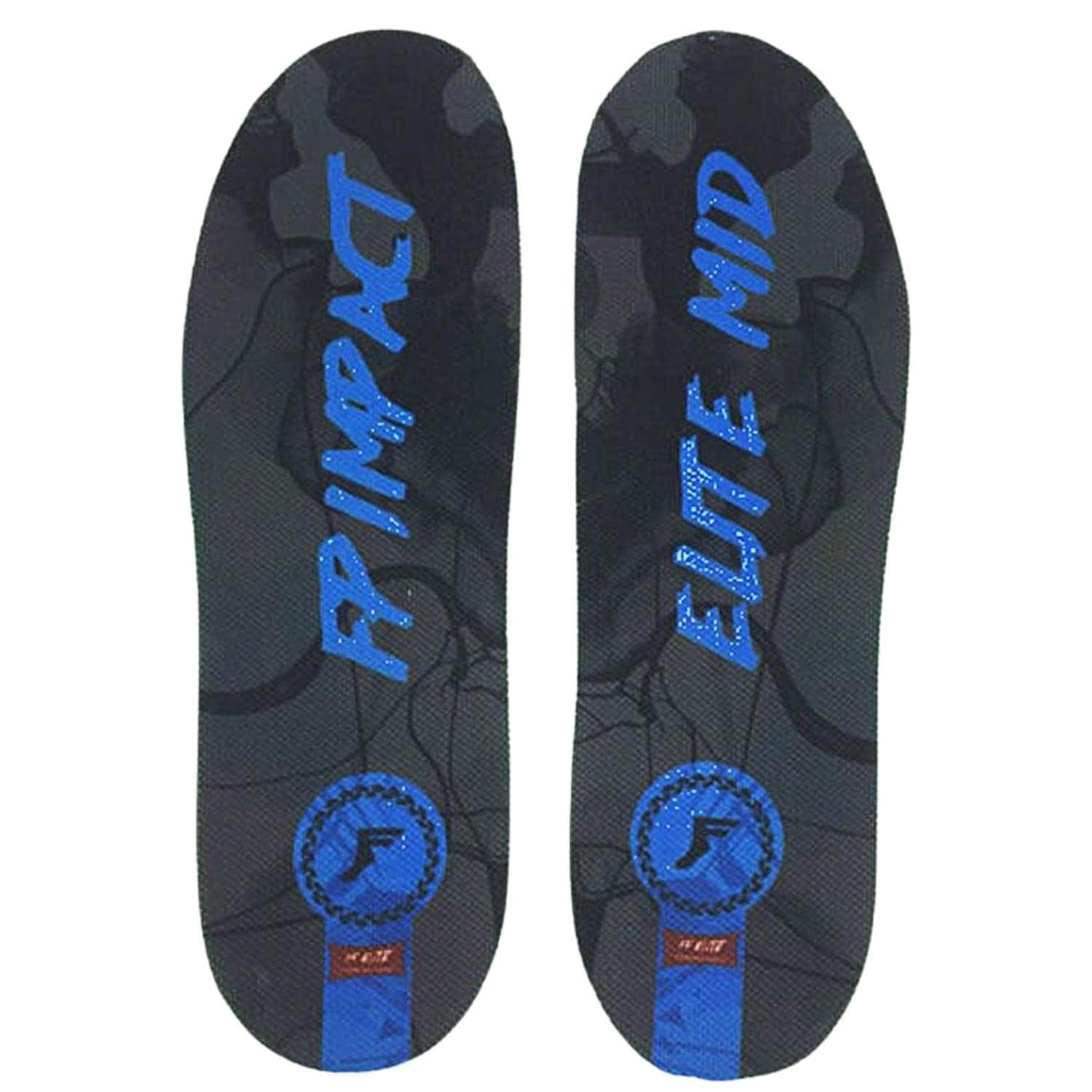 Footprint Kingfoam Kingfoam Elite Classic Mid Profile Insoles Black/Blue - Orthotic Insoles by Footprint Kingfoam