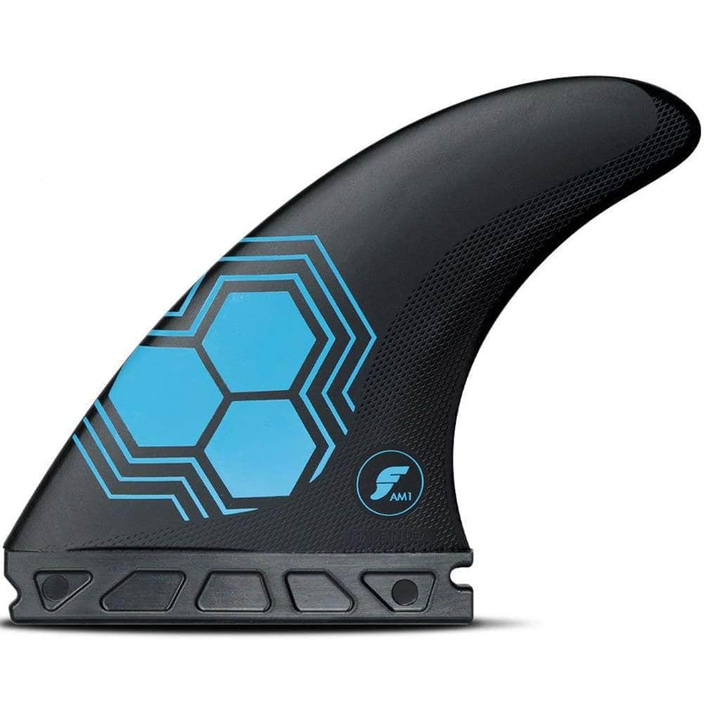 Futures AM1 Alpha Thruster Surfboard Fins - Carbon/Blue