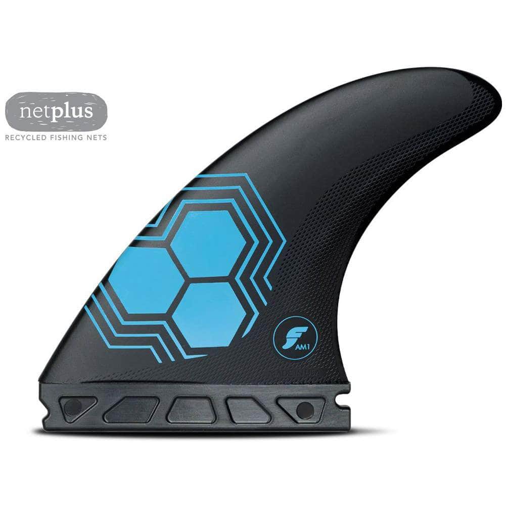 Futures AM1 Alpha Thruster Surfboard Fins - Carbon/Blue