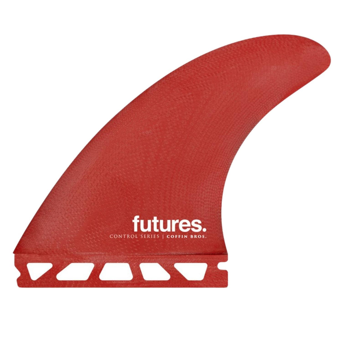Futures Coffin Bros Thruster Surfboard Fins (Medium) - Red/Black - Futures Fins by Futures Medium Fins