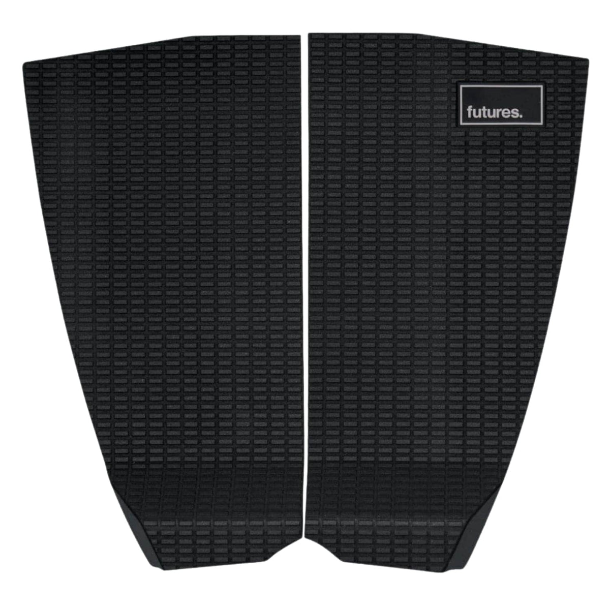 Futures F2P Wildcat Tail Pad Surfboard Deck Grip Black - 2 Piece Tail Pad by Futures