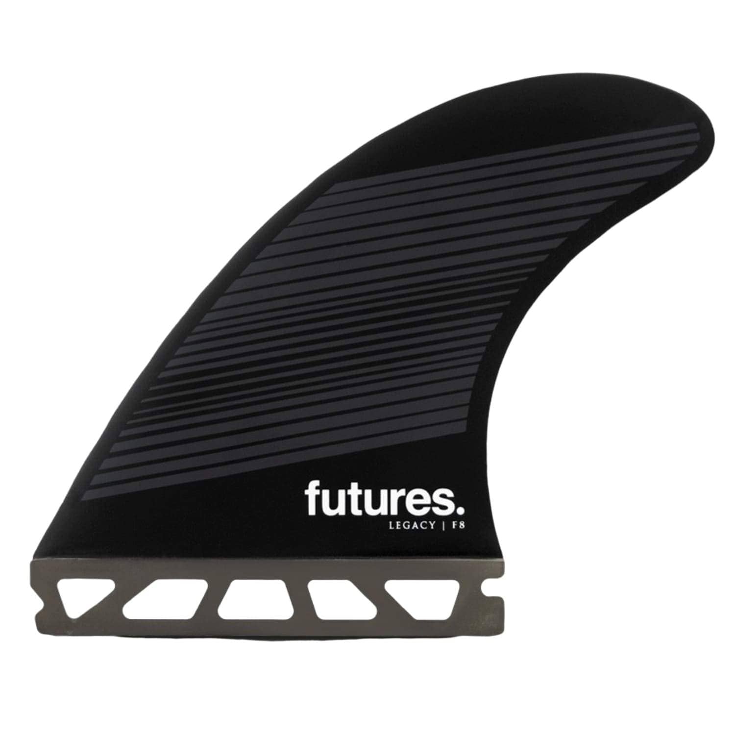 Futures F8 Legacy Surfboard Fins - Grey Black