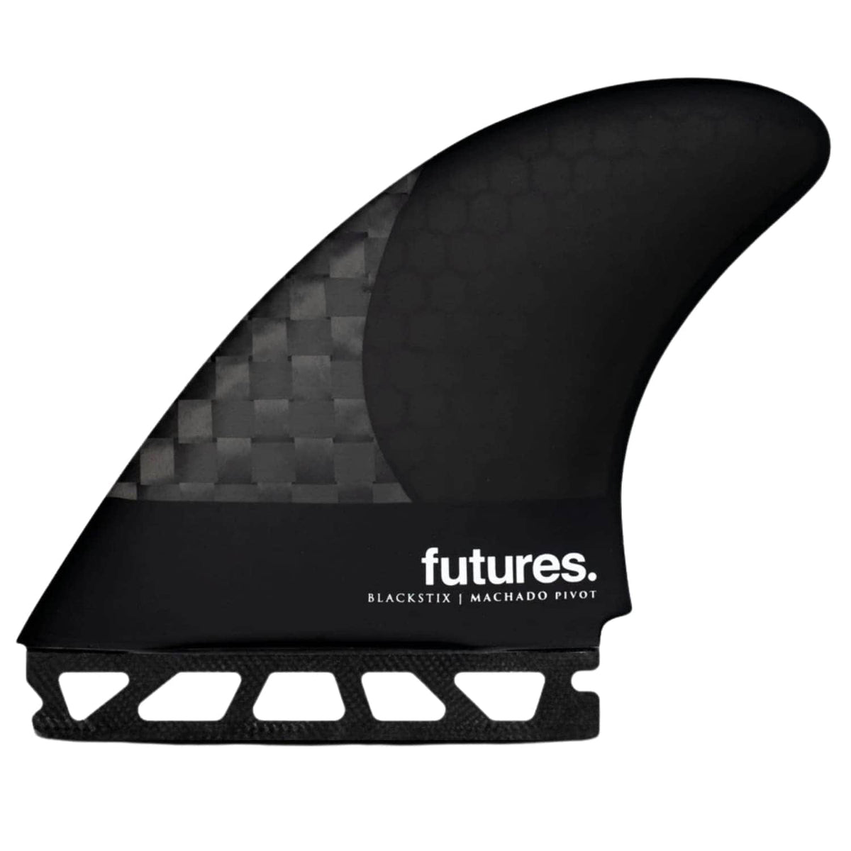 Futures Machado Pivot Blackstix Thruster Surfboard Fins - Black Swirl - Futures Fins by Futures Large Fins