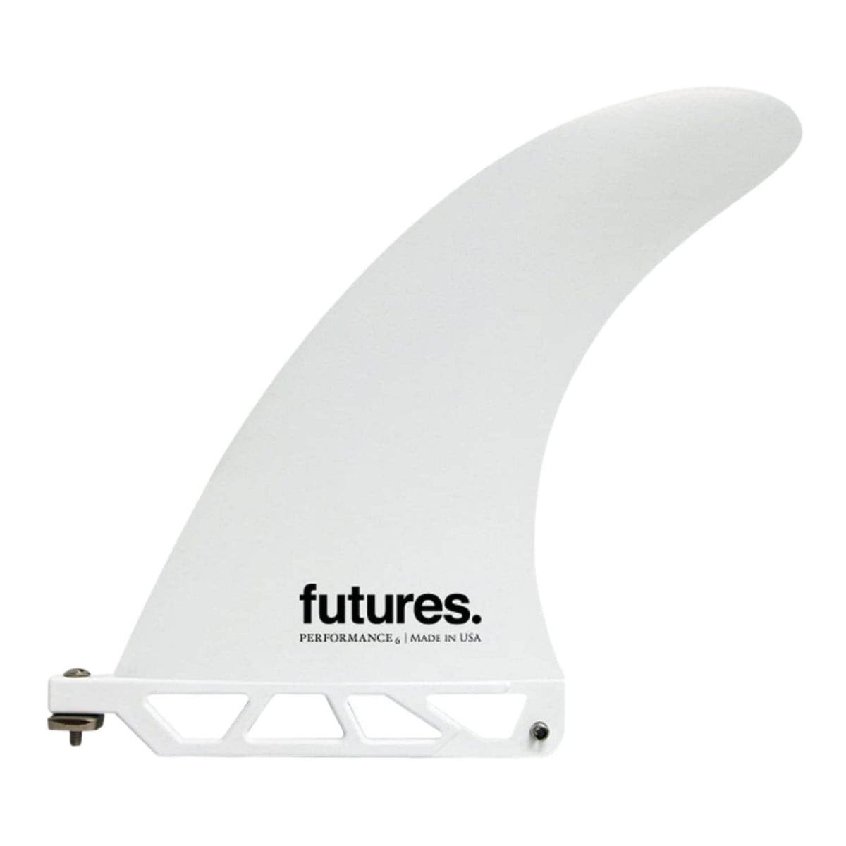 Futures Performance Thermotech Longboard Fin White 6.0in - Longboard/Single Fin by Futures
