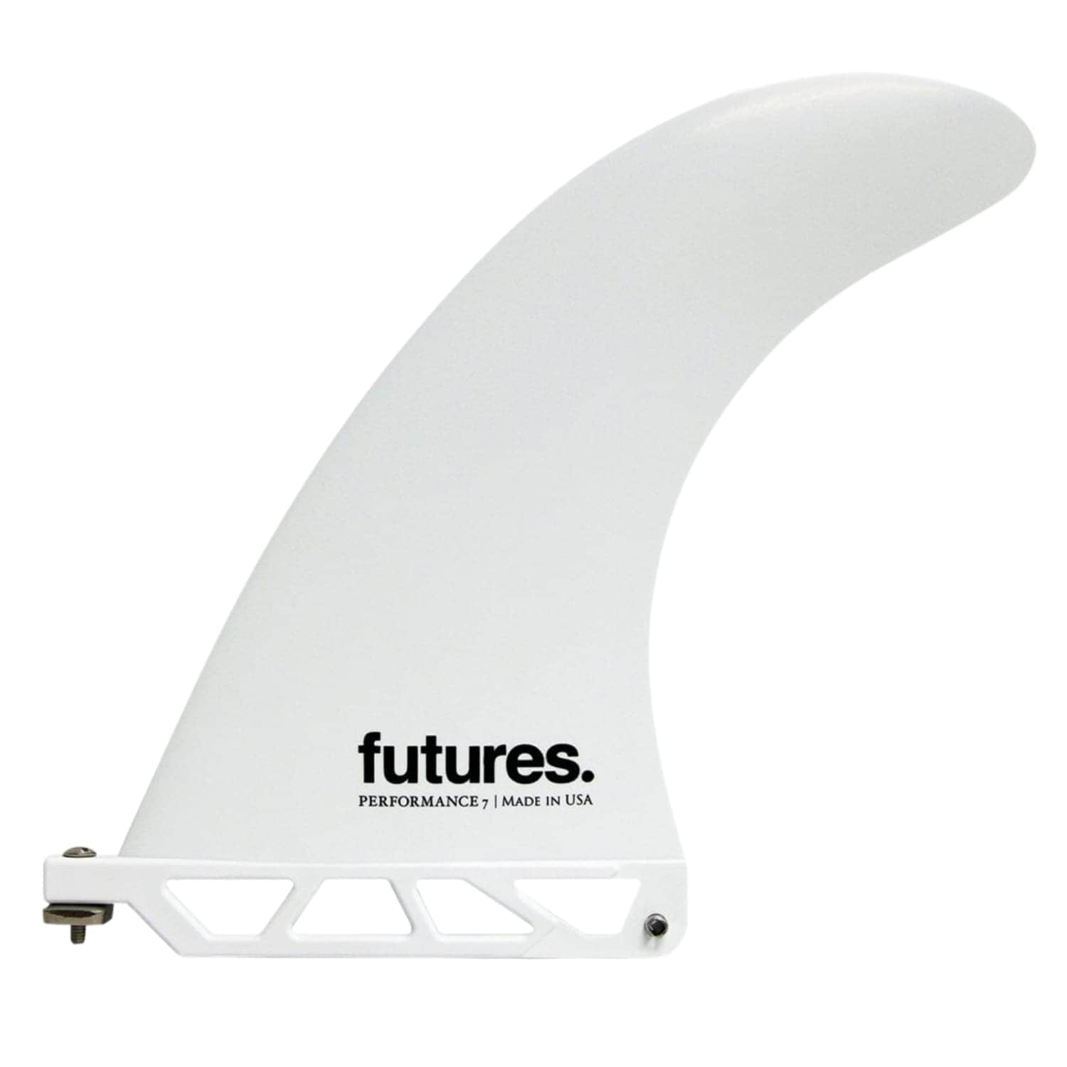 Futures Performance Thermotech Longboard Fin White 7.0in - Longboard/Single Fin by Futures