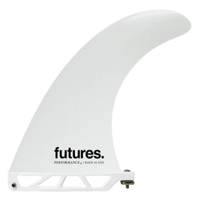 Futures Performance Thermotech Longboard Fin White 8.0in - Longboard/Single Fin by Futures