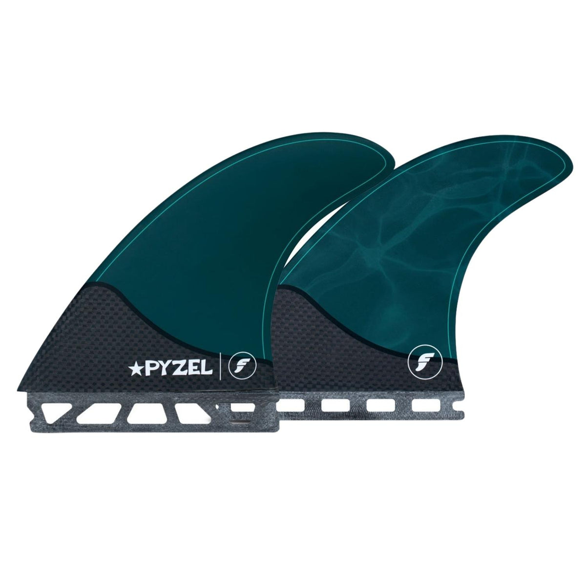 Futures Pyzel Thruster Surfboard Fins - Pacific Blue - Futures Fins by Futures Large Fins