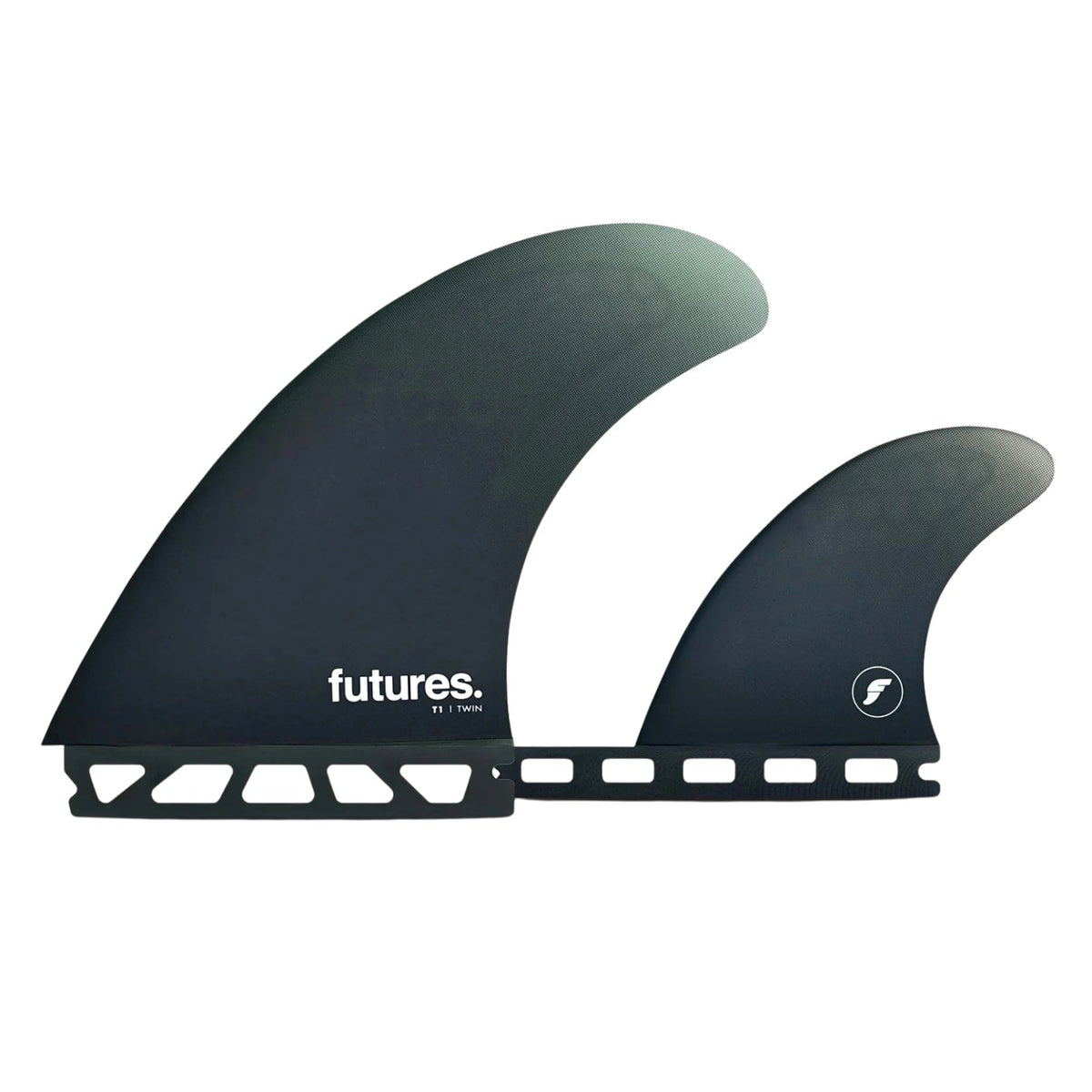 Futures T1 Twin +1 Surfboard Fins - Navy - Futures Fins by Futures One Size