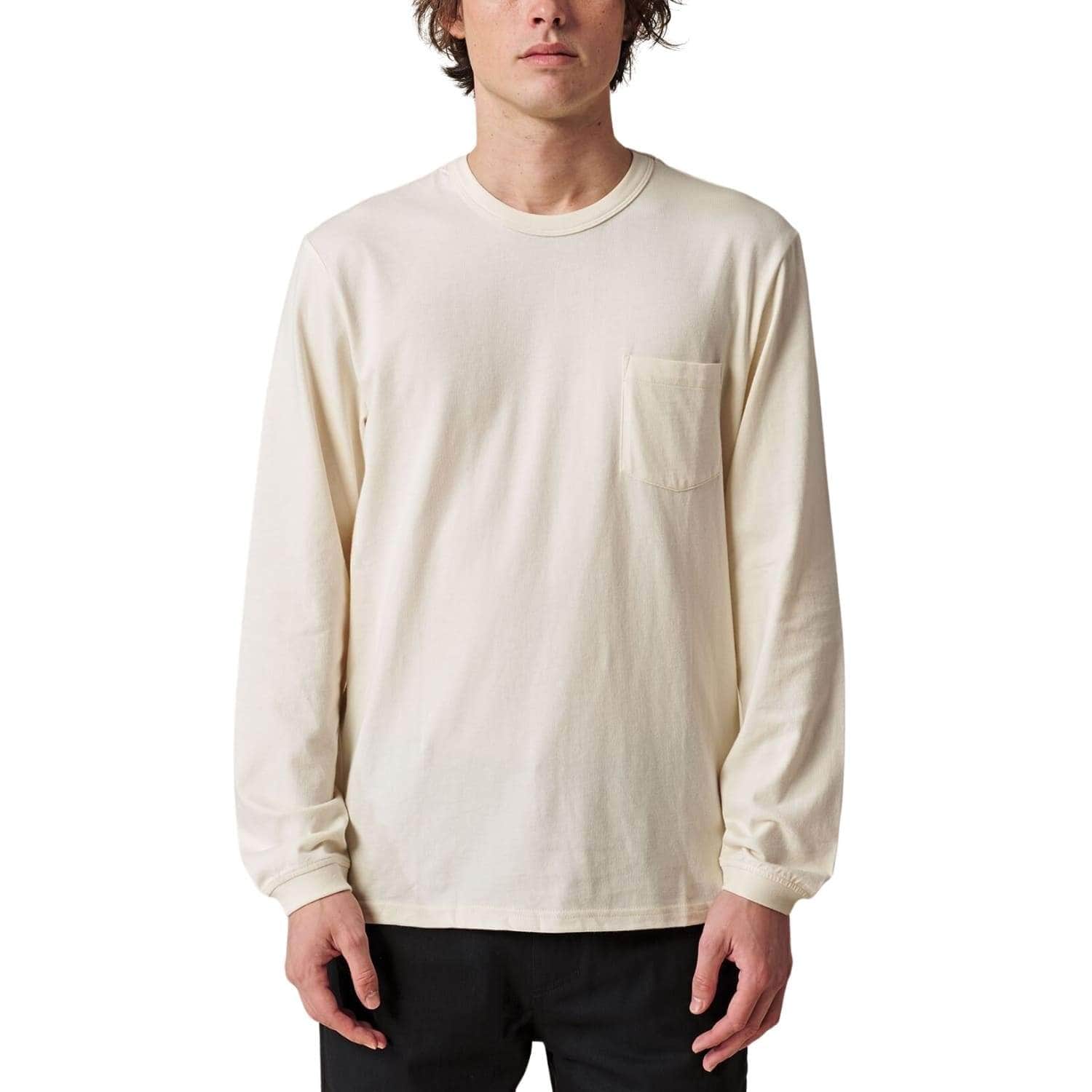 Globe Every Damn Day L/S T-Shirt Bleach Free Dye Free - Mens Plain T-Shirt by Globe