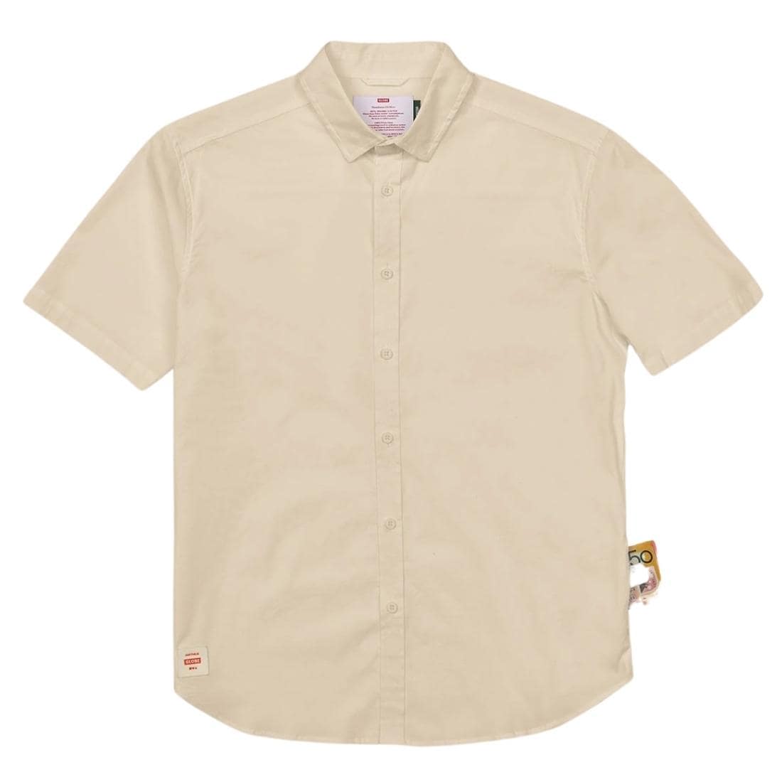 Globe Foundation Shortsleeve Shirt - Bleach Dye Free - Mens Casual Shirt by Globe