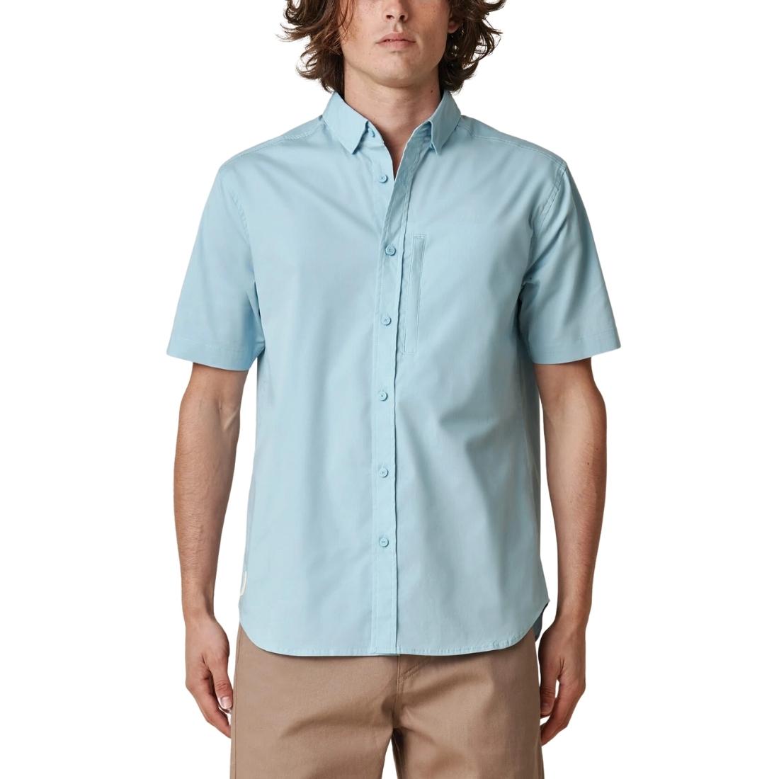 Globe Foundation Shortsleeve Shirt - Marine - Mens Casual Shirt by Globe