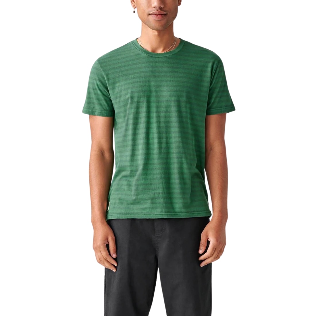 Globe Horizon Stripe T-Shirt - Palm - Mens Surf Brand T-Shirt by Globe